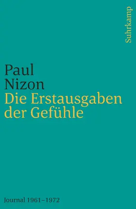 Nizon / Kässens |  Die Erstausgaben der Gefühle | Buch |  Sack Fachmedien