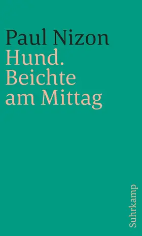 Nizon |  Hund. Beichte am Mittag | Buch |  Sack Fachmedien