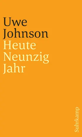 Johnson / Mecklenburg |  Heute Neunzig Jahr | Buch |  Sack Fachmedien