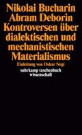  Nikolai Bucharin/ Abram Deborin. Kontroversen über dialektischen und mechanistischen Materialismus | Buch |  Sack Fachmedien