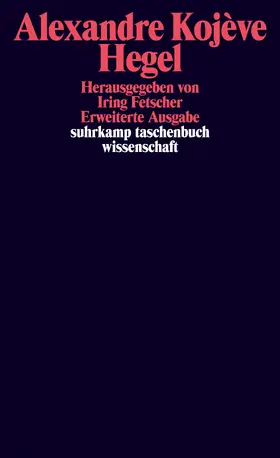 Kojève / Fetscher |  Hegel | Buch |  Sack Fachmedien