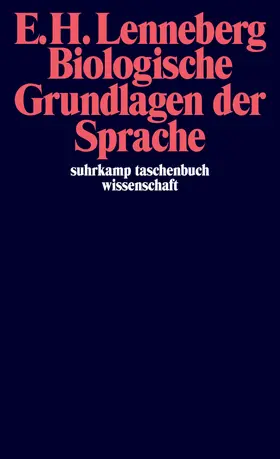 Lenneberg |  Biologische Grundlagen der Sprache | Buch |  Sack Fachmedien
