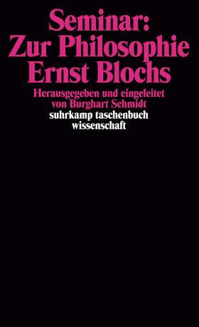 Schmidt | Seminar: Zur Philosophie Ernst Blochs | Buch | 978-3-518-27868-0 | sack.de