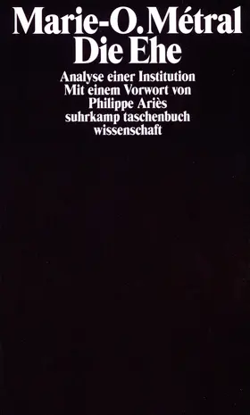 Metral / Métral |  Die Ehe | Buch |  Sack Fachmedien