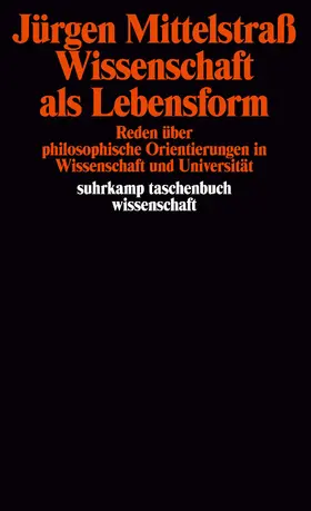 Mittelstraß |  Wissenschaft als Lebensform | Buch |  Sack Fachmedien