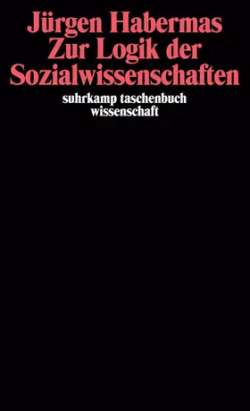 Habermas |  Zur Logik der Sozialwissenschaften | Buch |  Sack Fachmedien