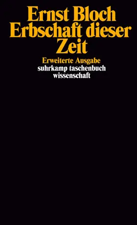 Bloch |  Erbschaft dieser Zeit | Buch |  Sack Fachmedien