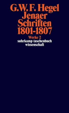 Hegel |  Jenaer Schriften 1801 - 1807 | Buch |  Sack Fachmedien