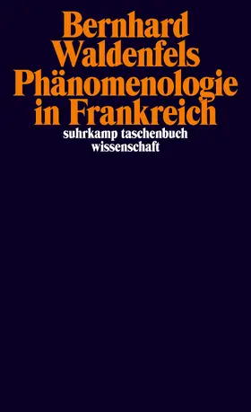 Waldenfels |  Phänomenologie in Frankreich | Buch |  Sack Fachmedien