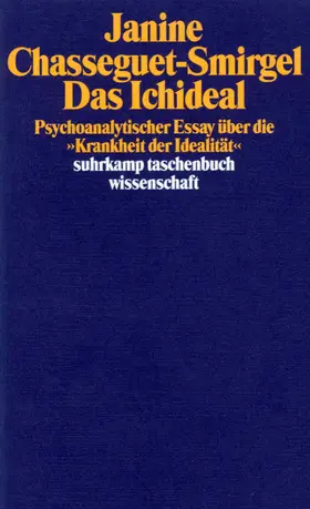 Chasseguet-Smirgel |  Das Ichideal | Buch |  Sack Fachmedien