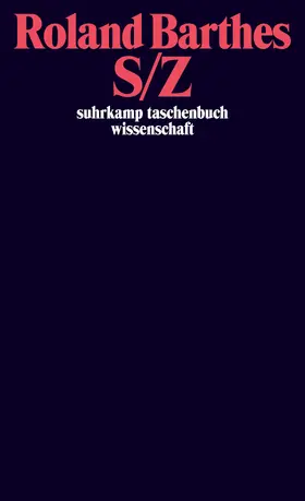 Barthes |  S/Z | Buch |  Sack Fachmedien