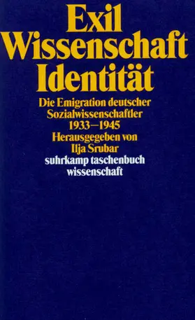 Srubar |  Exil, Wissenschaft, Identität | Buch |  Sack Fachmedien