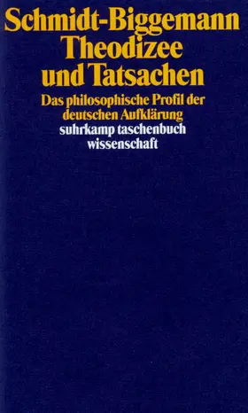 Schmidt-Biggemann |  Theodizee und Tatsachen | Buch |  Sack Fachmedien