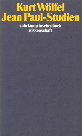 Wölfel / Buschendorf |  Jean-Paul-Studien | Buch |  Sack Fachmedien