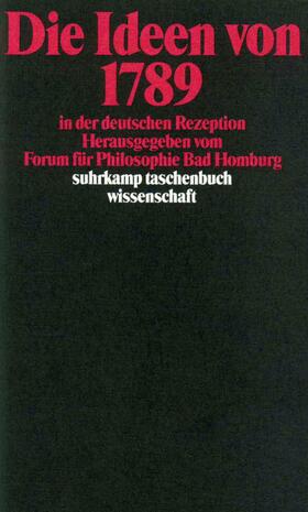 Die Ideen von 1789 in der deutschen Rezeption | Buch | sack.de