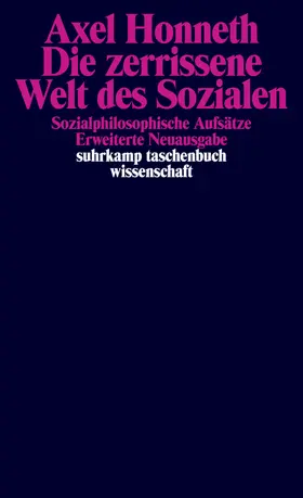 Honneth |  Honneth, A: zerrissene Welt | Buch |  Sack Fachmedien