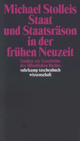 Stolleis |  Staat und Staatsräson in der frühen Neuzeit | Buch |  Sack Fachmedien