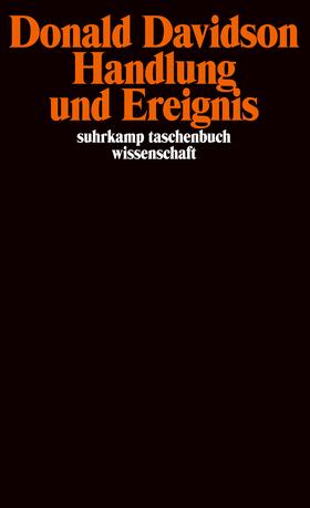 Davidson / Henrich / Luhmann | Handlung und Ereignis | Buch | 978-3-518-28495-7 | sack.de
