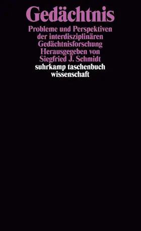 Schmidt |  Gedächtnis | Buch |  Sack Fachmedien