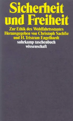 Engelhardt / Sachße |  Sicherheit und Freiheit | Buch |  Sack Fachmedien