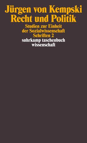 Eschbach / Kempski |  Schriften II. Recht und Politik | Buch |  Sack Fachmedien