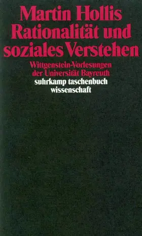 Hollis / Vossenkuhl |  Rationalität und soziales Verstehen | Buch |  Sack Fachmedien