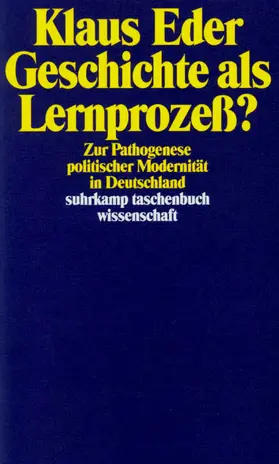 Eder |  Geschichte als Lernprozeß? | Buch |  Sack Fachmedien