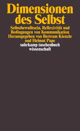 Kienzle / Pape |  Dimensionen des Selbst | Buch |  Sack Fachmedien