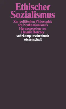 Holzhey |  Ethischer Sozialismus | Buch |  Sack Fachmedien
