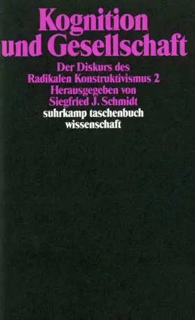 Schmidt |  Kognition und Gesellschaft | Buch |  Sack Fachmedien