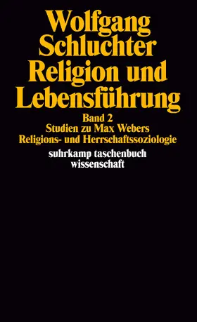 Schluchter |  Religion und Lebensführung | Buch |  Sack Fachmedien