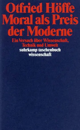 Höffe |  Moral als Preis der Moderne | Buch |  Sack Fachmedien