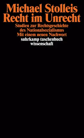 Stolleis |  Recht im Unrecht | Buch |  Sack Fachmedien