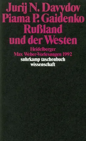 Davydov / Gaedenko / Gaidenko |  Rußland und der Westen | Buch |  Sack Fachmedien