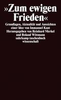Wittmann / Merkel |  ' Zum ewigen Frieden' | Buch |  Sack Fachmedien