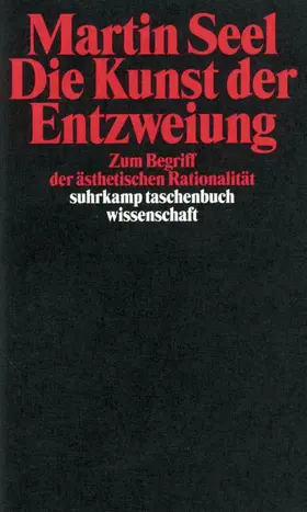 Seel |  Die Kunst der Entzweiung | Buch |  Sack Fachmedien