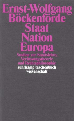 Böckenförde |  Staat, Nation, Europa | Buch |  Sack Fachmedien