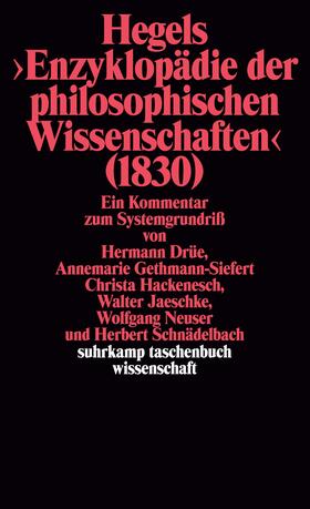 Schnädelbach / Drüe / Gethmann-Siefert | Hegels ' Enzyklopädie der philosophischen Wissenschaften' (1830) | Buch | 978-3-518-29077-4 | sack.de