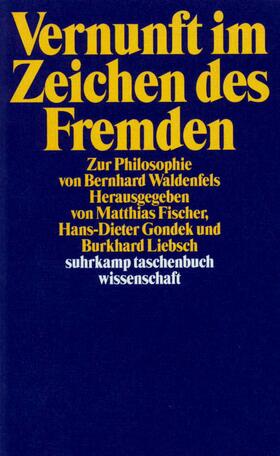 Fischer / Gondek / Liebsch |  Vernunft im Zeichen des Fremden | Buch |  Sack Fachmedien