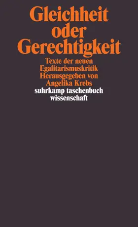 Krebs |  Gleichheit oder Gerechtigkeit | Buch |  Sack Fachmedien