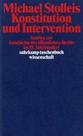 Stolleis |  Konstitution und Intervention | Buch |  Sack Fachmedien