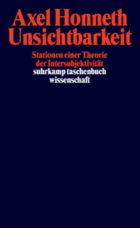 Honneth |  Honneth, A: Unsichtbarkeit | Buch |  Sack Fachmedien