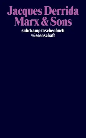 Derrida |  Marx & Sons | Buch |  Sack Fachmedien