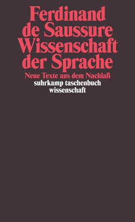 Jäger / Saussure | Wissenschaft der Sprache | Buch | 978-3-518-29277-8 | sack.de