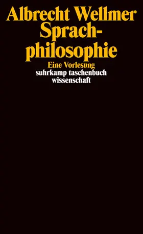 Wellmer / Hoffmann / Rebentisch |  Sprachphilosophie | Buch |  Sack Fachmedien
