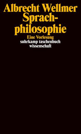 Wellmer / Hoffmann / Rebentisch | Wellmer: Sprachphilosophie | Buch | 978-3-518-29292-1 | sack.de