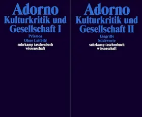 Adorno |  Gesammelte Schriften in 20 Bänden | Buch |  Sack Fachmedien