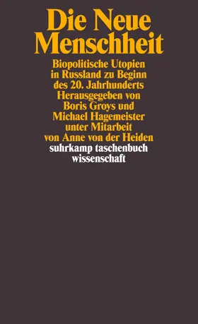 Groys / Hagemeister |  Die Neue Menschheit | Buch |  Sack Fachmedien