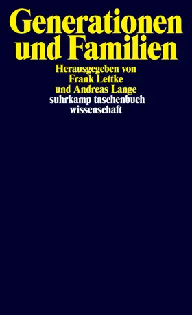 Lettke / Lange |  Generationen und Familien | Buch |  Sack Fachmedien