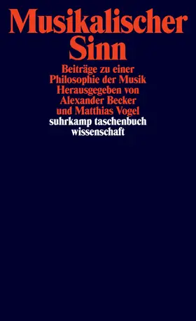 Becker / Vogel |  Musikalischer Sinn | Buch |  Sack Fachmedien